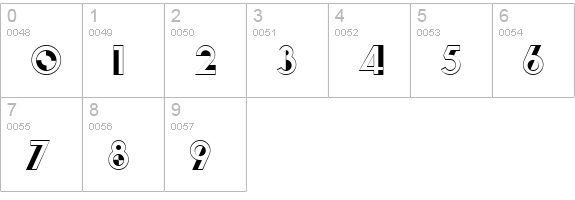 Joost A Millionaire NF numbers 0-9 preview