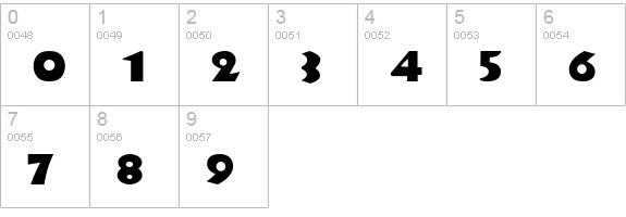 Jungle Fever NF numbers 0-9 preview