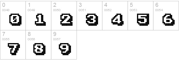 Karmatic Arcade numbers 0-9 preview