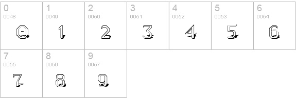 KarthagoShadow numbers 0-9 preview