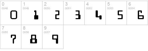 Keys Heavy Normal numbers 0-9 preview