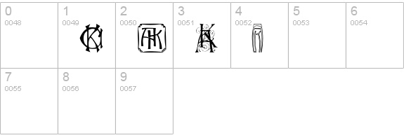 KhachaturianCaps numbers 0-9 preview