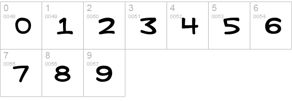 Kid Kosmic numbers 0-9 preview
