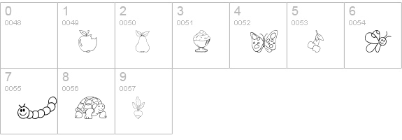 KiddyDing numbers 0-9 preview