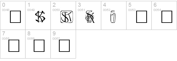 Kinigstein Regular numbers 0-9 preview
