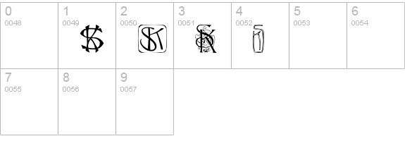 KinigsteinKaps numbers 0-9 preview