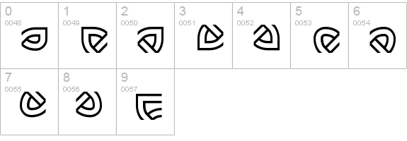 Knot Maker BRK numbers 0-9 preview