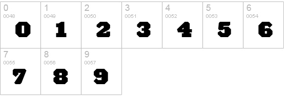 KnoxLayers-Background numbers 0-9 preview