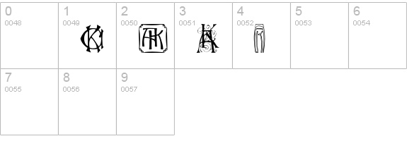 KonanKaps numbers 0-9 preview