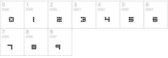 Konector BRK numbers 0-9 preview