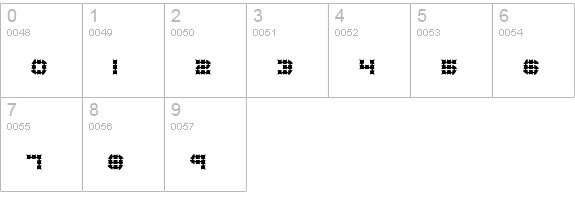 Konector Eerie -BRK- numbers 0-9 preview