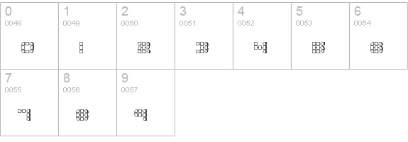 Konector O1 -BRK- numbers 0-9 preview