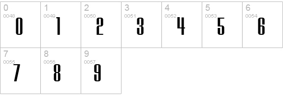 Konspiracy Theory numbers 0-9 preview
