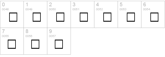 Koren numbers 0-9 preview