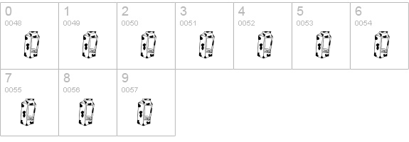 KR Cow Juice numbers 0-9 preview