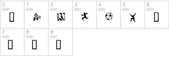 KR Sports Dings numbers 0-9 preview