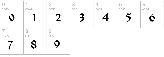 Krasni Fellows numbers 0-9 preview
