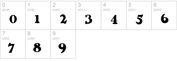 Krazy Kracks NF numbers 0-9 preview