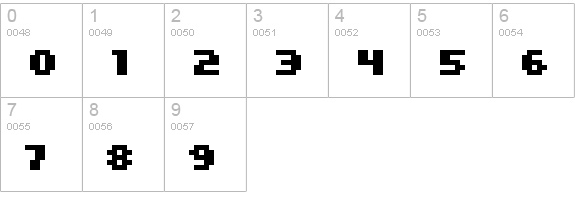 kroeger 05_66 numbers 0-9 preview