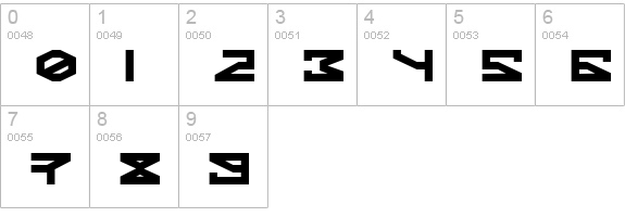 Kryptic numbers 0-9 preview