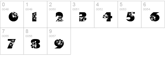 Krystal numbers 0-9 preview