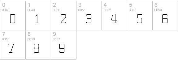 KwersityWider numbers 0-9 preview