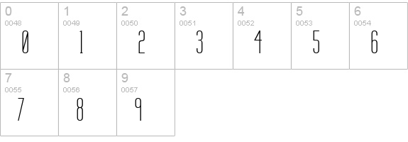 Labtop Secundo numbers 0-9 preview
