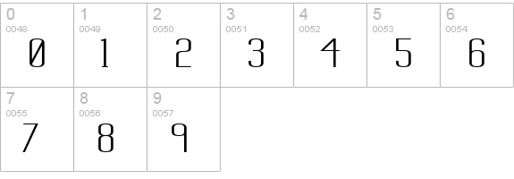 Labtop Secundo Superwide numbers 0-9 preview