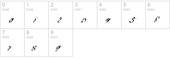 LaDanse numbers 0-9 preview