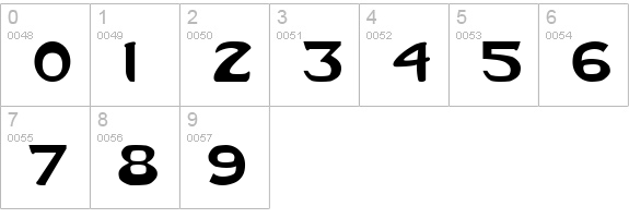 Last Ninja numbers 0-9 preview