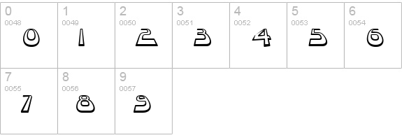 Layaway numbers 0-9 preview