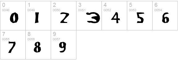 Le Corniaud numbers 0-9 preview