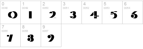 Le Film Shadow numbers 0-9 preview