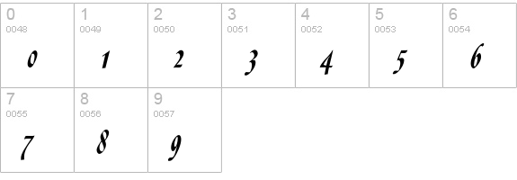 LeGriffeEF-AlternateTwo numbers 0-9 preview