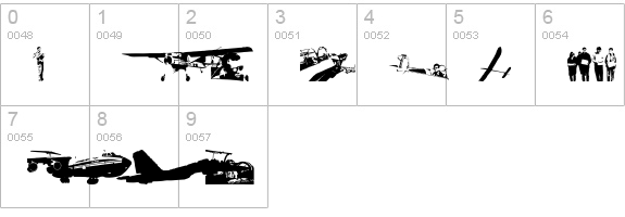 letiskovy flashtrace numbers 0-9 preview
