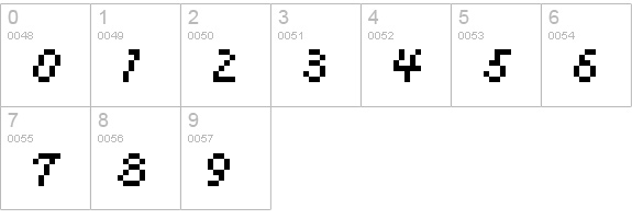lettau 06_55 numbers 0-9 preview