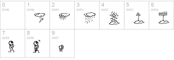 Letterine-ArchetipettiTwo numbers 0-9 preview