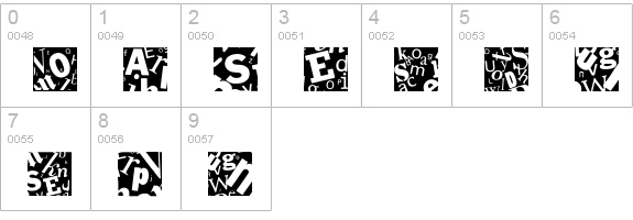 LetterSoupMainz numbers 0-9 preview