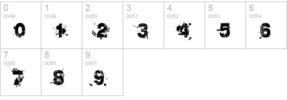 Liberty City Ransom numbers 0-9 preview