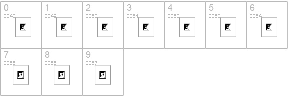 Lil Gent numbers 0-9 preview