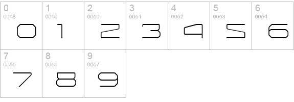Lineavec numbers 0-9 preview
