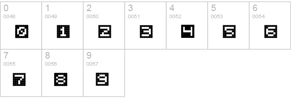 Lingonvecka numbers 0-9 preview