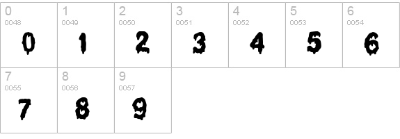 Liquidism part 2 numbers 0-9 preview