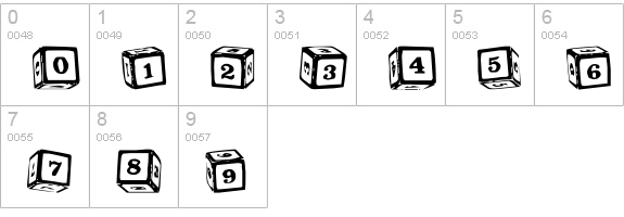 LMS Lance's Letter Blocks numbers 0-9 preview