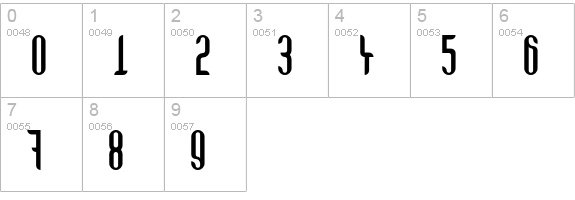 Lo-Fi numbers 0-9 preview