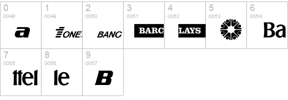 LogosCompanyP03 numbers 0-9 preview