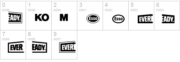 LogosCompanyP07 numbers 0-9 preview