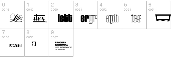 LogosCompanyP11 numbers 0-9 preview