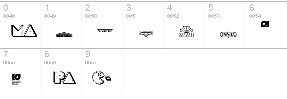 LogosCompanyP14 numbers 0-9 preview