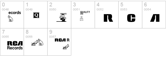LogosCompanyP15 numbers 0-9 preview